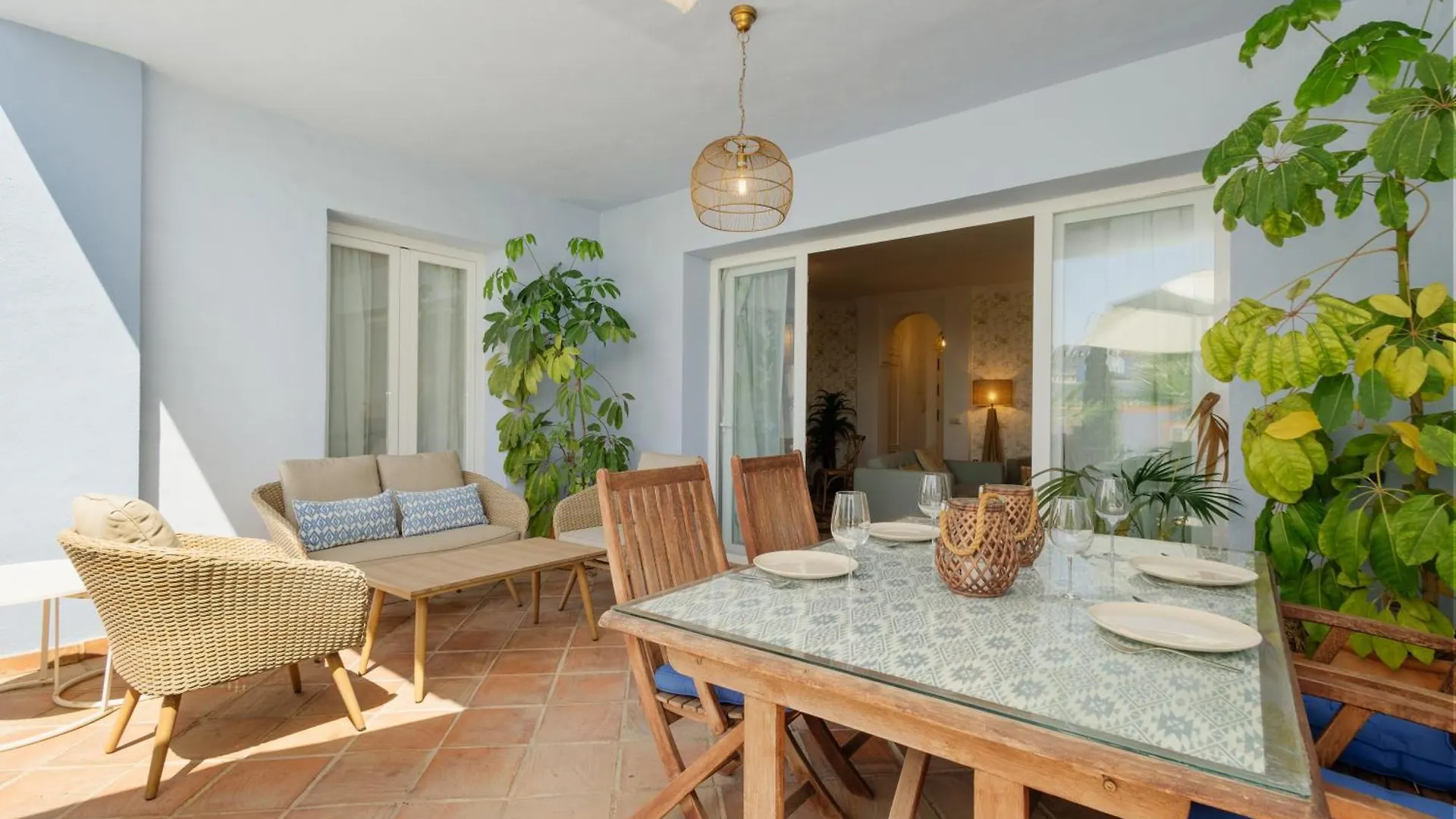 Апартаменты Apartment, With Private Terrace And In Beachfront Urbanization With Heated Pool, In Casares Costa Испания